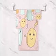 thumbnail image 5 of 3 Piece Bath Towels Set Bath Towel, Hand Towel and Face Towel for Bathroom, Gym, Hotel Halloween Pink Elements, 5 of 8