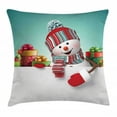 thumbnail image 1 of Ambesonne 18" x 18" Multi-color Polyester Decorative Pillow Cover, 1 of 2