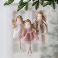 thumbnail image 1 of 2Pcs New Angel Doll Christmas Tree Hanging Ornaments Decor Plush Angel Dolls Pendants Decoration for Home Navidad Car Ornament, 1 of 5