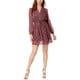 thumbnail image 1 of Maison Jules Vestido ajustado y acampanado estampado para mujer, rojo, XX-Pequeño, 1 of 1