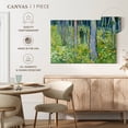 thumbnail image 5 of Elephant Stock Undergrowth With Two Figures Wall Art - Horizontal Canvas Wall Art - Living Room Wall Decor - Nature Canvas - Green And Blue Decor By Vincent Van Gogh - 12" x 8", 5 of 8