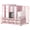 Pink, variant on Vertical Compartments Magazine File Holder, Binder Organizer,Space-Saving Desktop Storage, Built-In Label Holders, Anti-Slip Feet, Sized for Binders, Folders, Magazines and Files