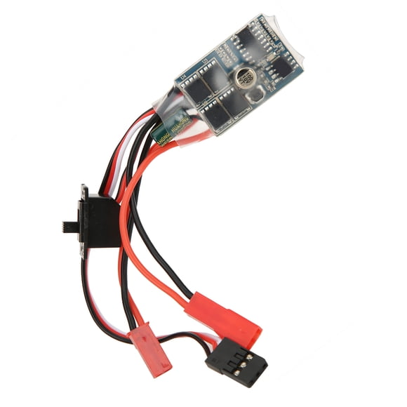 30A Electronic Speed Controller ESC Bidirectional Motor Speed Control with High Precision PCB for 1/16 1/18 1/24 RC Car Boat