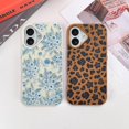 thumbnail image 5 of Compatible with iPhone 17 Case Cute Leopard Cheetah Phone Case for Women Girls Men Aesthetic, Dual-Layer Protection Shockproof Cover for 17 6.3 Inch, Brown Leopard, 5 of 5