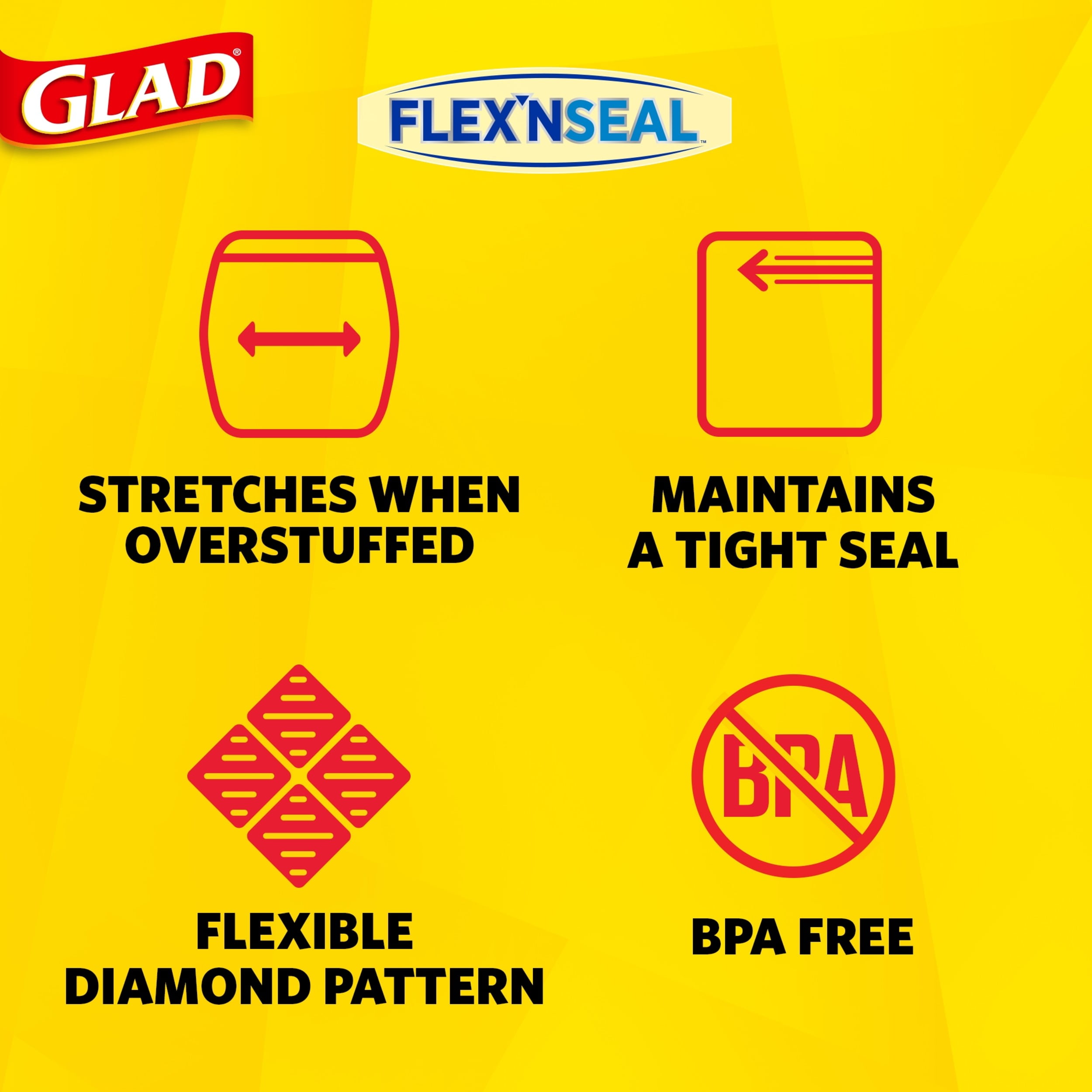Glad® Food Storage Bags, 0.4 qt, 3.25 x 9.31, Clear, 50 Bags/Box, 12  Boxes/Carton at OSI