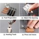 thumbnail image 3 of Adjustable Leather Edger Creaser Wooden Handle Stainless Steel Professional Edge Press Skiving Tool, 3 of 5