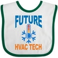 thumbnail image 3 of Inktastic Future Hvac Tech in Training Boys Baby Bib, 3 of 4