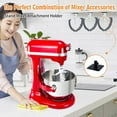 thumbnail image 4 of PQPO Stand Mixer Attachment Holders Compatible with Kitchenaid Mixer Accessories (Black), 4 of 7