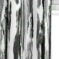thumbnail image 2 of Porch & Den Nova Ink Blue Brush Stroke Pattern Blackout Valance Black Gray 18"L x 52"W, 2 of 5