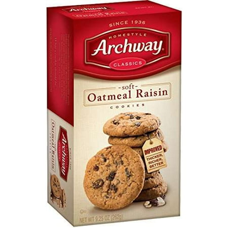 Archway Classics Cookies, Oatmeal Raisin, 9.25 Oz - Walmart.com