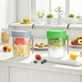 thumbnail image 4 of 6 Pack Overnight Oats Jar Overnight Oats Containers with Lids and Spoons,Reusable Mason Jars for Overnight Oats,Meal Prep Containers with Lids,Glass Container Food Storage,12 oz Canning Jars,FoodJars, 4 of 8