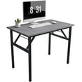 thumbnail image 5 of SOGES 39.4 inches Computer Desk for Small Space Small Folding Table, Gray, 5 of 6