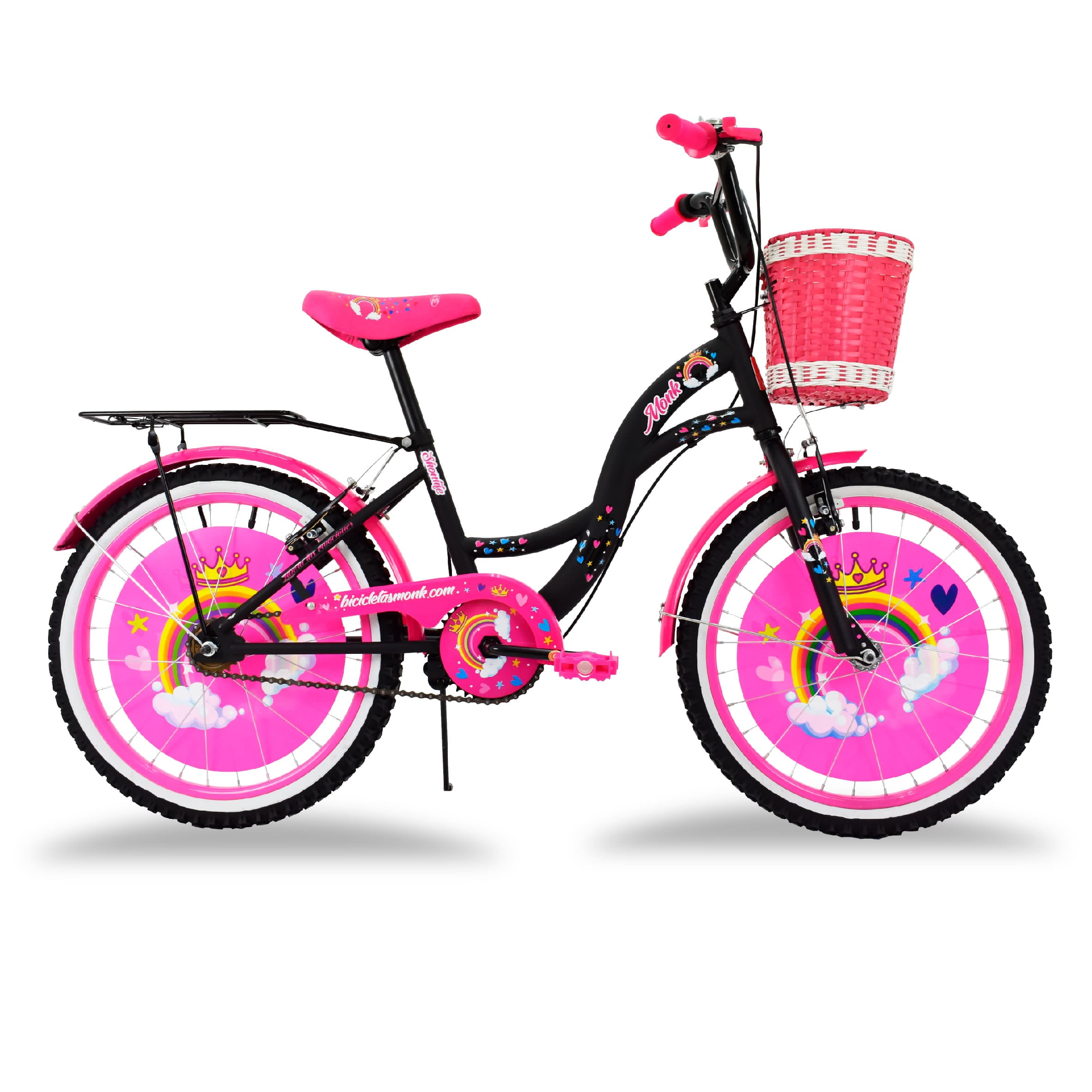 Bicicleta Infantil Urbana Rodada 20 Velocidad Monk Shon Monk Para niña