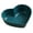 Dark Green Heart, variant on Queroig Dessert Dish Heart-shaped Stackable Drop Resistant Washable Sound Construction Pack Food Anti-deform Seasoning Plate for Dining Room