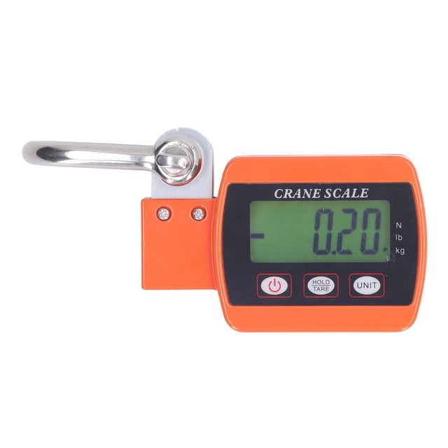 Báscula de grúa LCD carcasa de aleación de aluminio báscula de gancho para colgar LCD acero de aleación seguro de 1102 lb para pesaje de muelle ANGGREK Otros