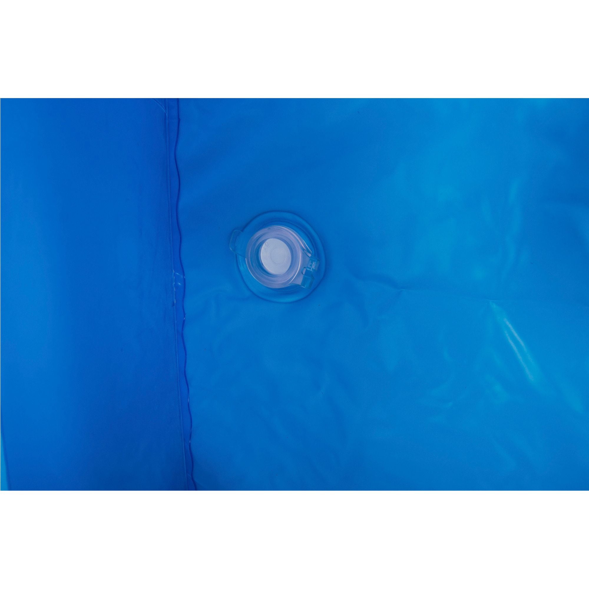 6.5' Blue and White Inflatable Rectangular Swimming Pool