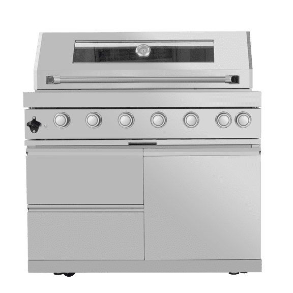 85000BUT Silver Gas Grill Six Burners Grill-B Stainless steel Outdoor Kitchen Islands(LTL carry)