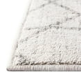 thumbnail image 5 of Unique Loom Eco Trellis Collection Area Rug - Mondo (2' x 8' Runner Ivory/Gray), 5 of 6