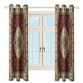thumbnail image 4 of Bohemia Window Blackout Curtain 3d Printed Blackout Curtain Bedroom Living Room Hotel Window 2 Panel Shade, 4 of 6