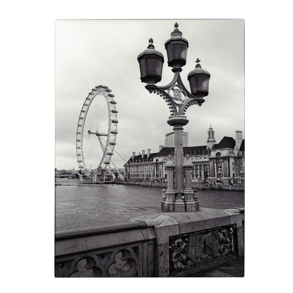 Trademark Fine Art 'London Eye' Canvas Art by Kathy Yates
