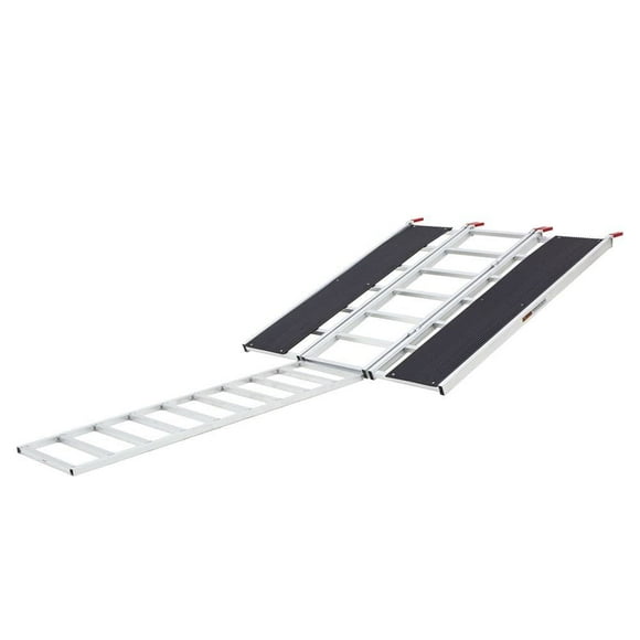Black Ice SNO-6054-HDXW-EXT Rampe de Motoneige Pliante 5 Pieds x 54 Pouces, Extension