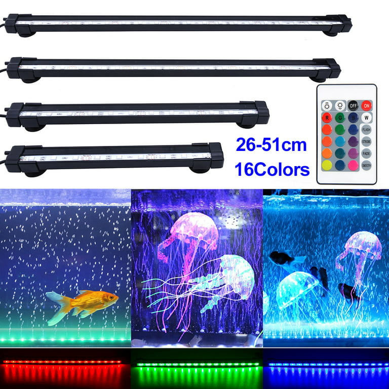 9 LEDs Aquarium Bubble Light, Submersible Fish Tank LED Air