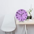 thumbnail image 5 of Kdxio Clock number Print Wall Clock,10 Inch Battery Operated Wall Clocks,Silent Non Ticking Small Analog Clock for Living Room,Office,Home,Bedroom,Kitchen,Bathroom, 5 of 7