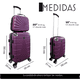 thumbnail image 2 of Set 3 Maletas De Viaje Carry On 10 Kgs Equipaje De Mano Ruedas Desmontables Cabina Avion, 2 of 5
