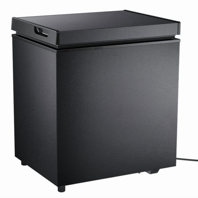 【Euma】Black inc FifryC SIMZLIFE EUHOMY 1.1-cu ft Upright Freezer (Black) MF-11-H at Lowes.com