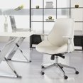 thumbnail image 1 of Eurostyle Bergen Chaise de Bureau Basse en Blanc, 1 of 4