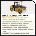 thumbnail image 5 of CAT Caterpillar CB-13 Tandem Vibratory Roller with Cab and Operator High Line Series 1/50 Diecast Model by Diecast Masters 85595, 5 of 8