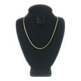 thumbnail image 3 of Ioka - 14K Yellow Gold 2.2mm Hollow Curve Mirror Chain Necklace with Lobster Clasp - 24", 3 of 7
