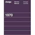 thumbnail image 1 of Detroit Iron OEM 1970 Dodge Charger Coronet Service Manual, 1 of 2