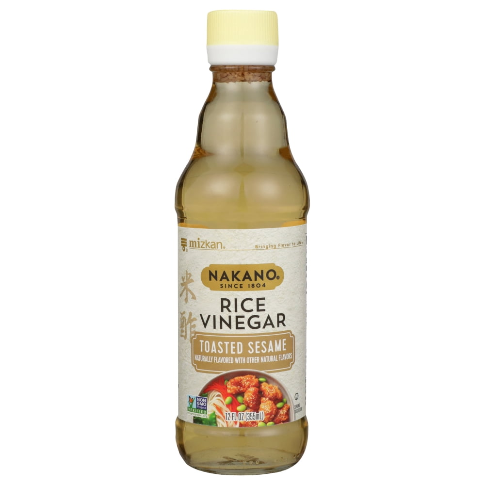 Nakano Toasted Sesame Rice Vinegar, 12 fl oz