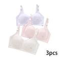 thumbnail image 2 of LYMAYTER M-2XL ‌Girls Seamless Bra Teen Adjustable Straps Training Bras 10-16 Years, 2 of 8