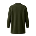 thumbnail image 7 of ZACPNCV Men's Long Cardigan Coat Solid Color Collarless Coat Open Front Button Down Jacket with Pockets Casual Slim Fit Winter Overcoat, 7 of 7