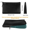 thumbnail image 3 of moobody Small Fireproof Money Bag Fire and Water Resistant Expandable Document Bag Storage Pouch with Zipper for A5 File Document Cash Jewelry Passport, 3 of 7