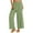 Green, variant on cllios Women's Wide Leg Cotton Linen Pants Summer Elastic Waist Pant Casual Drawstring Comfy Trousers Lightweight Lounge Pants