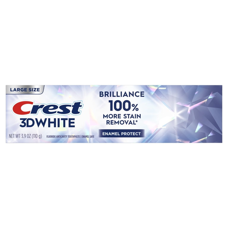 Crest Toothpaste, 3D White Brilliance Pro Enamel Protect Teeth Crest Toothpaste, 3D White Brilliance Pro Enamel Protect Teeth