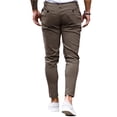 thumbnail image 2 of Solid Color Men Casual Pencil Pants Long Trousers, 2 of 4