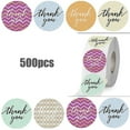thumbnail image 1 of Packaging Stickers for Small Business, Customizable Sticker Labels for Envelopes, Bubble Mailers and Gift Bags, Fluorescent Thank You Stickers with 8, 1 of 5