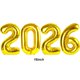 thumbnail image 2 of Globos Aikitub 2026 de Papel Metalizado Dorado 41 cm para Graduación, 2 of 7