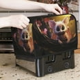 2 Slice Toaster Cover with Pockets, Adorable Bat A Toaster Oven Covers
