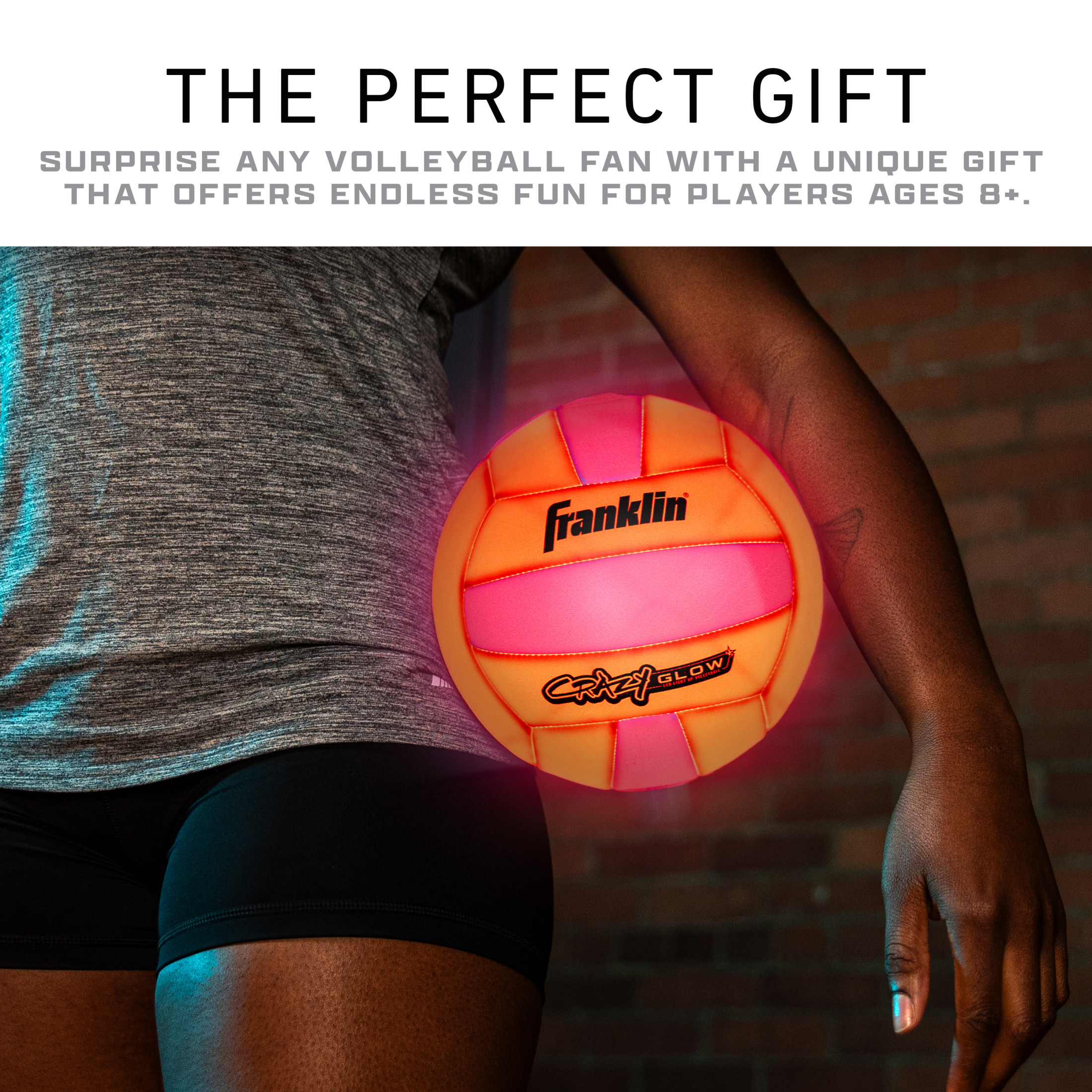 Franklin Sports Crazy Glow Light Up Volleyball photo 5