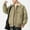 Y1-Army Green, variant on Men's Casual Trucker Jacket Vintage Buckskin Jacket Coat with Pocket Lapel Button Down Thickened Coat