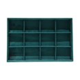 thumbnail image 1 of Organizador de bandejas de joyería apilables, contenedor de almacenamiento duradero, bandeja, vitrina para 35cmx24cmx3cm, 1 of 5
