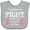 AC-Heather Grey, variant on Inktastic Together We Fight Breast Cancer Awareness Boys or Girls Baby Bib