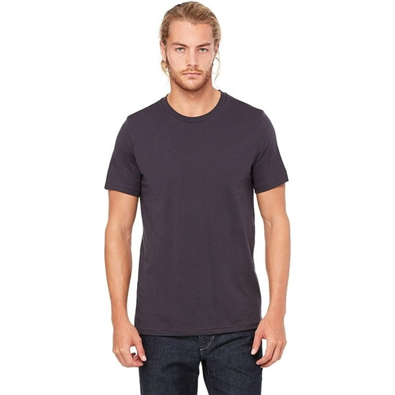 Bella Canvas mens 3001c Medium Dark Grey
