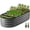 Gray, variant on GVDV Galvanized Raised Garden Bed Outdoor, 4x2x1ft Backyard Oval Metal Planter Box with Easy Assembly, for Gardening Vegetables, Fruits, Flowers - Dark Gray
