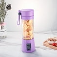 thumbnail image 2 of Janrevotw Multifunctional Juicer Cup Portable Mini Rechargeable Juice Cup Blender Milkshake And Smoothie Juicer Cup With 2 Sharp Blades 380ml, 2 of 12